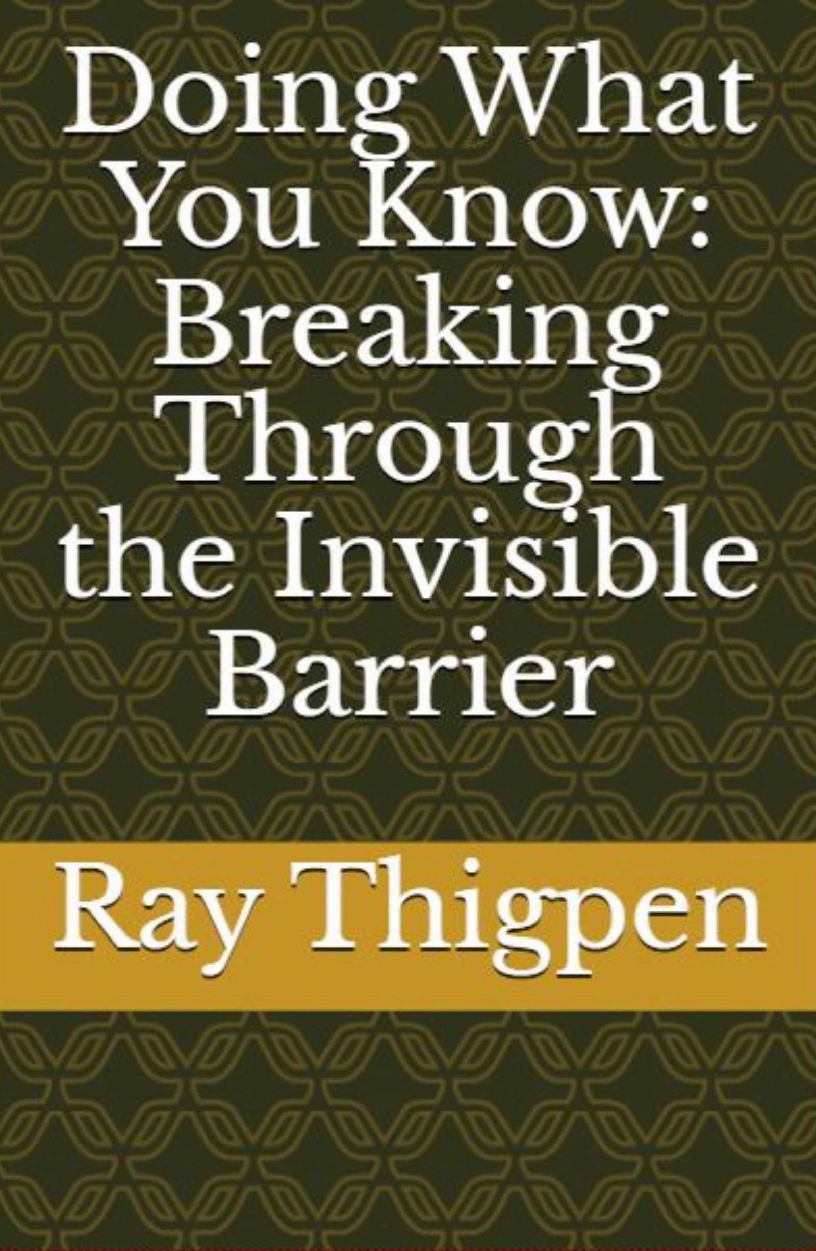Doing What You Know book cover by Ray Thigpen